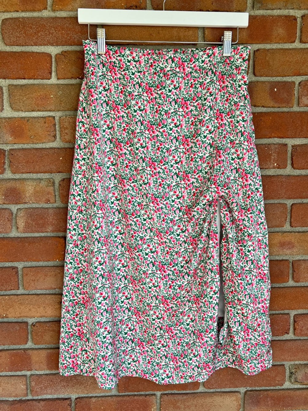 Lulus Floral Midi Skirt